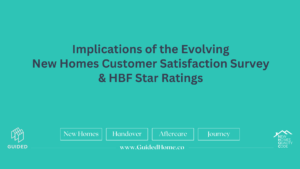 customer journey app for new homes customer survey and HBF ratings