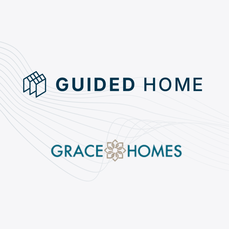 Logos of Guided Home and Grace Homes