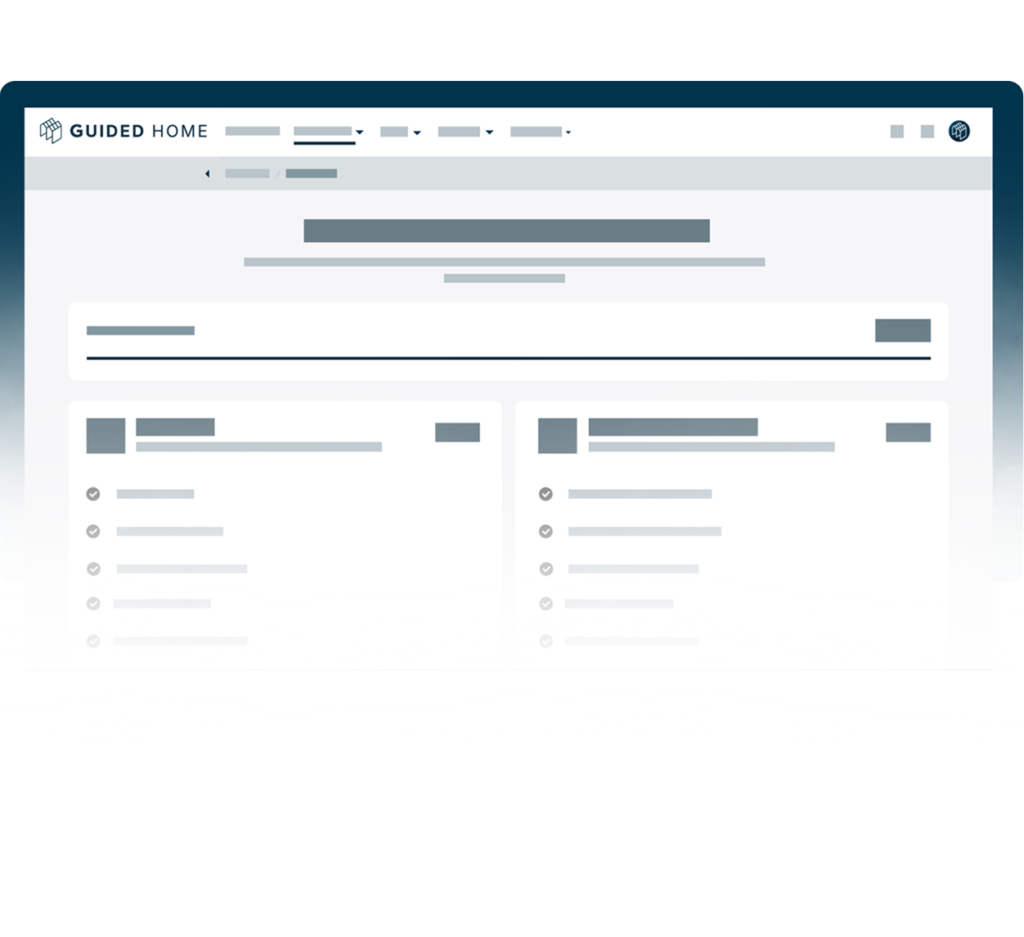 Minimalistic web interface layout design